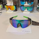 Óculos Esportivo Áurea Preto/Verde UV400