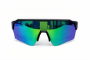 Óculos Esportivo Áurea Preto Verde UV400
