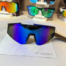 Óculos Esportivo Áurea Preto/Azul UV400