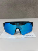 Óculos Esportivo Áurea Preto Azul UV400