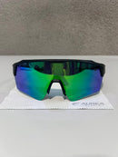 Óculos Esportivo Áurea Preto Verde UV400